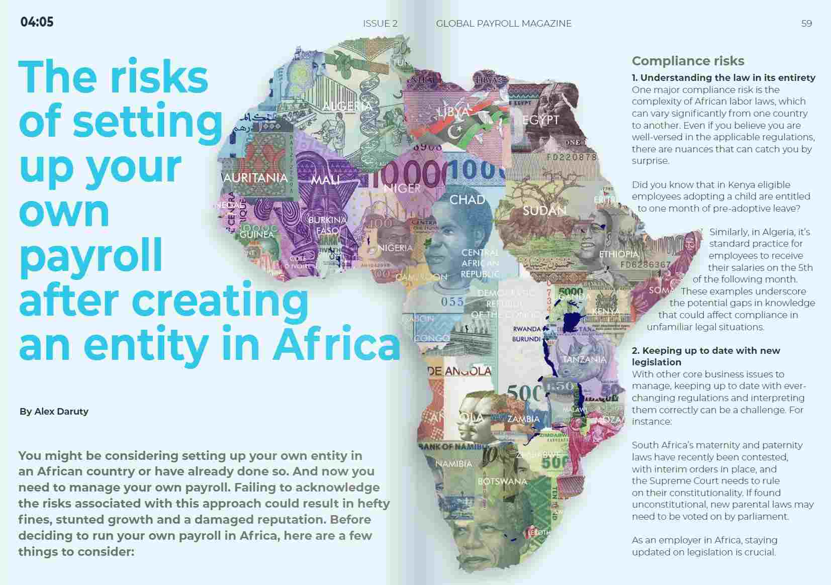 The risks of setting up payroll in africa