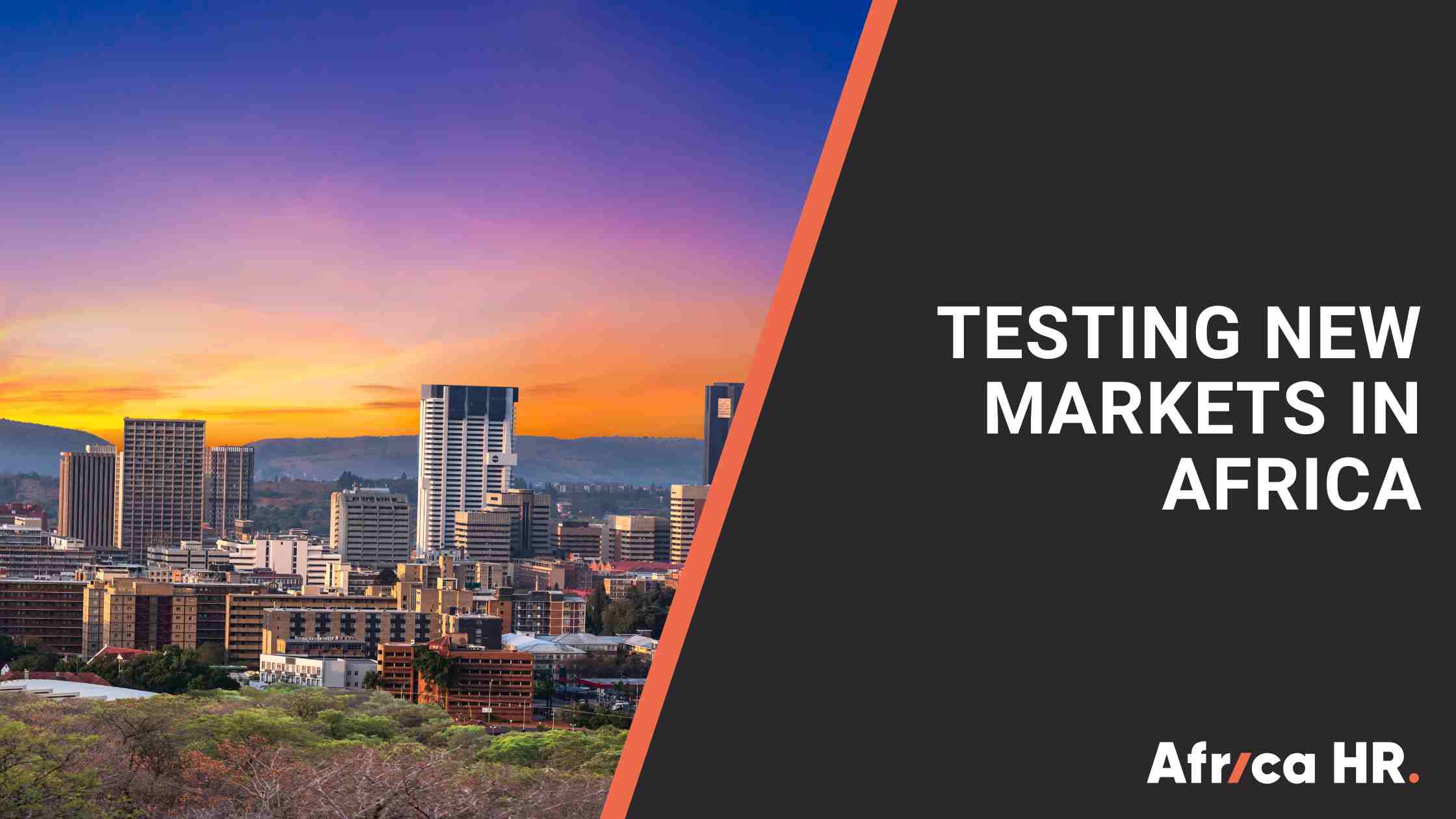 Testing New Markets