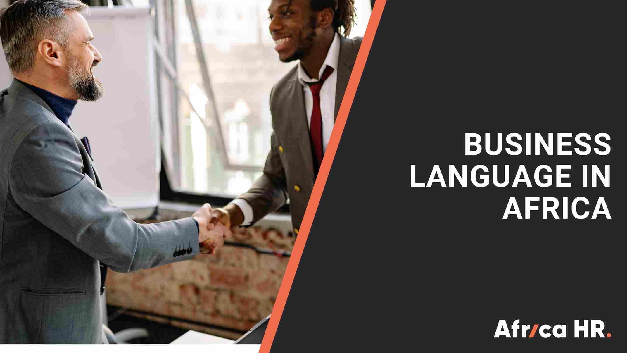 Blog visual for Business Language in Africa