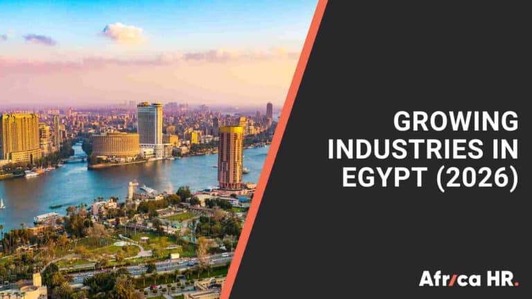 Blog visual for Growing Industries in Egypt 2026