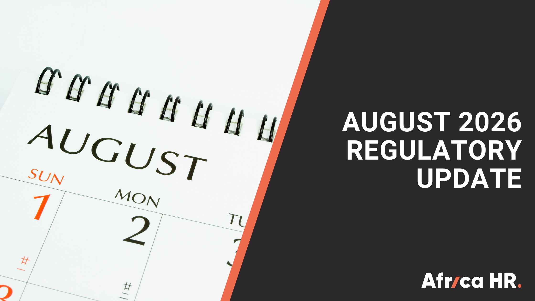 Blog visual for August 2026 Regulatory Update